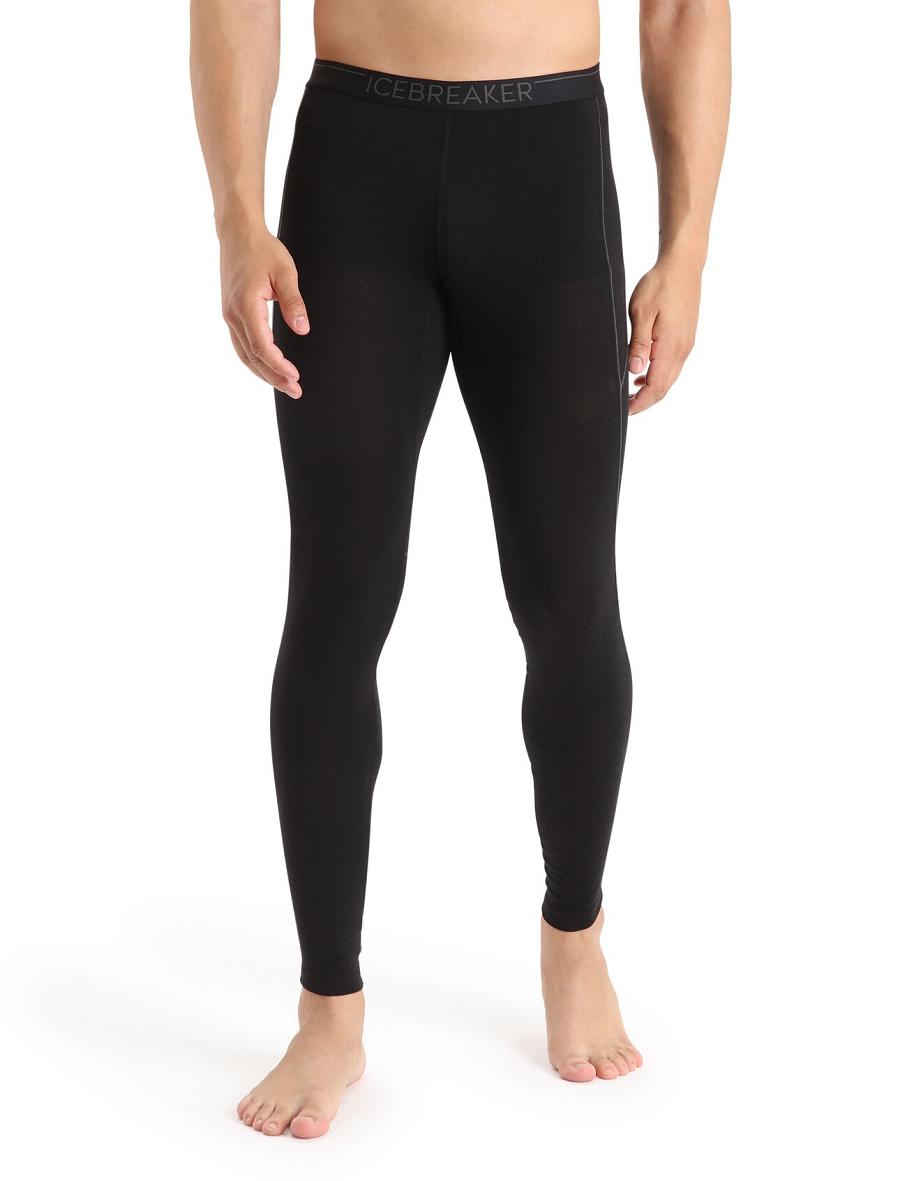 Leggings Icebreaker BodyfitZone™ Merino 150 Zone Thermal Homme Noir | FR 1140ZUTG